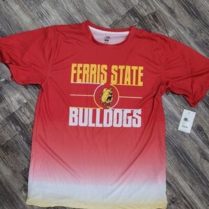 New Ferris State University Bulldogs Performance Shirt Large Big Rapids MI